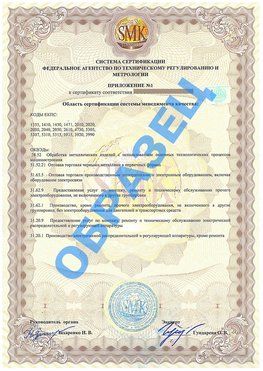 Приложение 1 Калач Сертификат ГОСТ РВ 0015-002